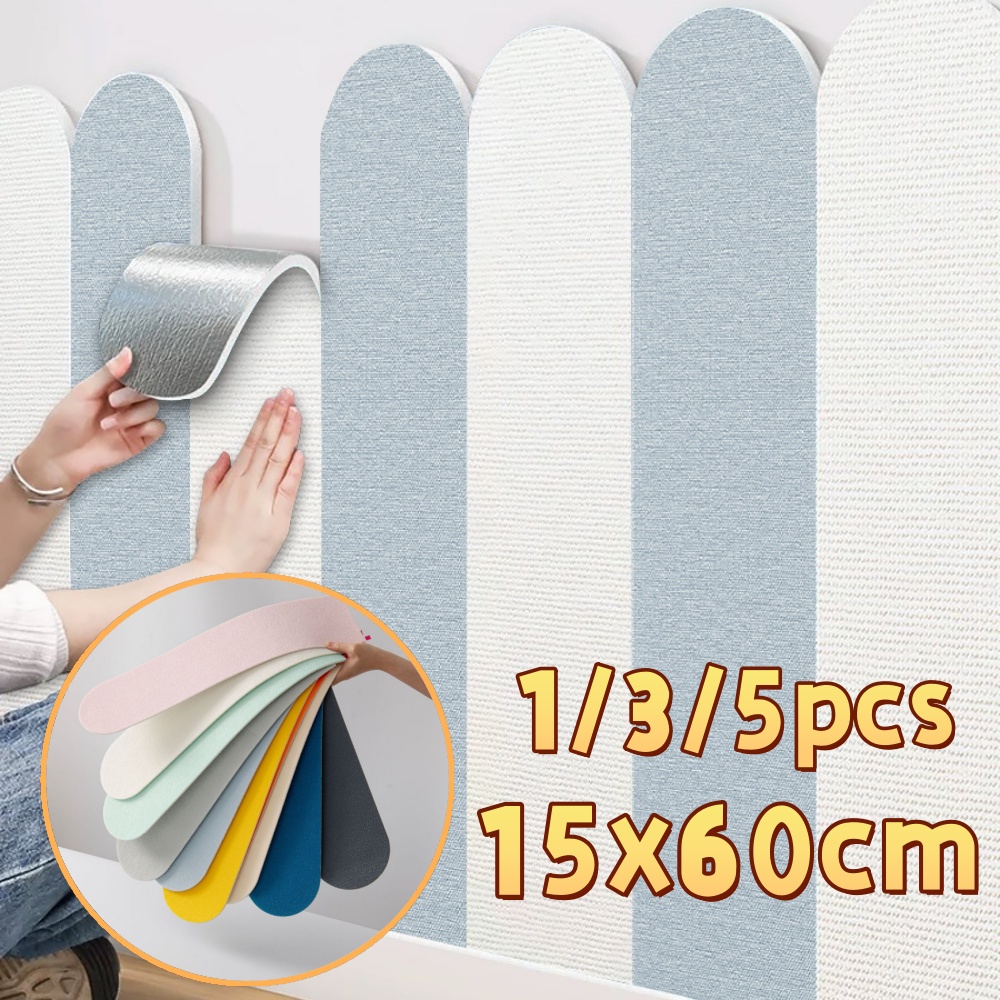 Wall Panel 3D Texture - 1/3/5 szt. Samoprzylepne naklejki ścienne z