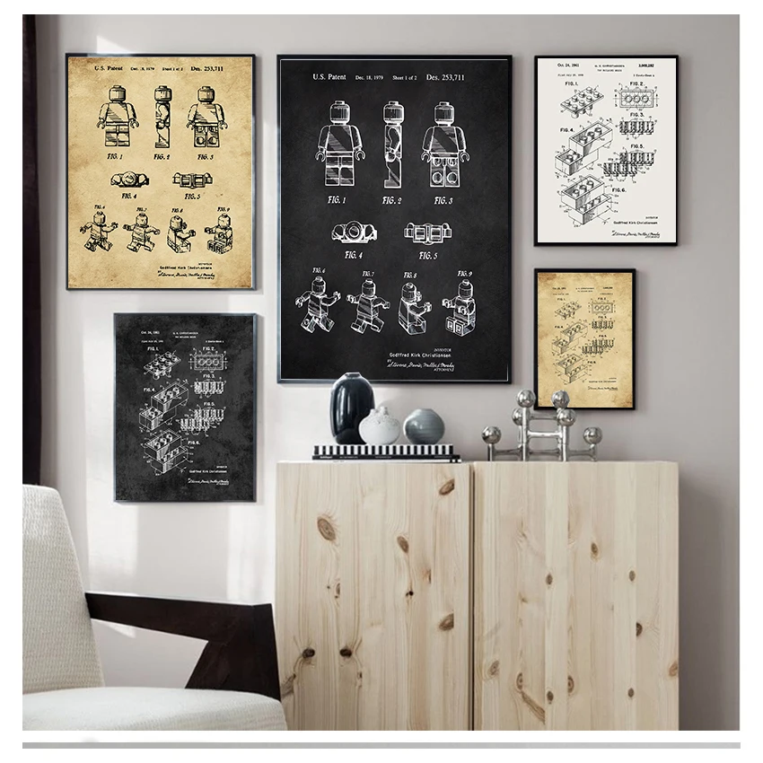 Interior Design Studio - Skandynawski Prosty Retro Wall Art Kreatywne