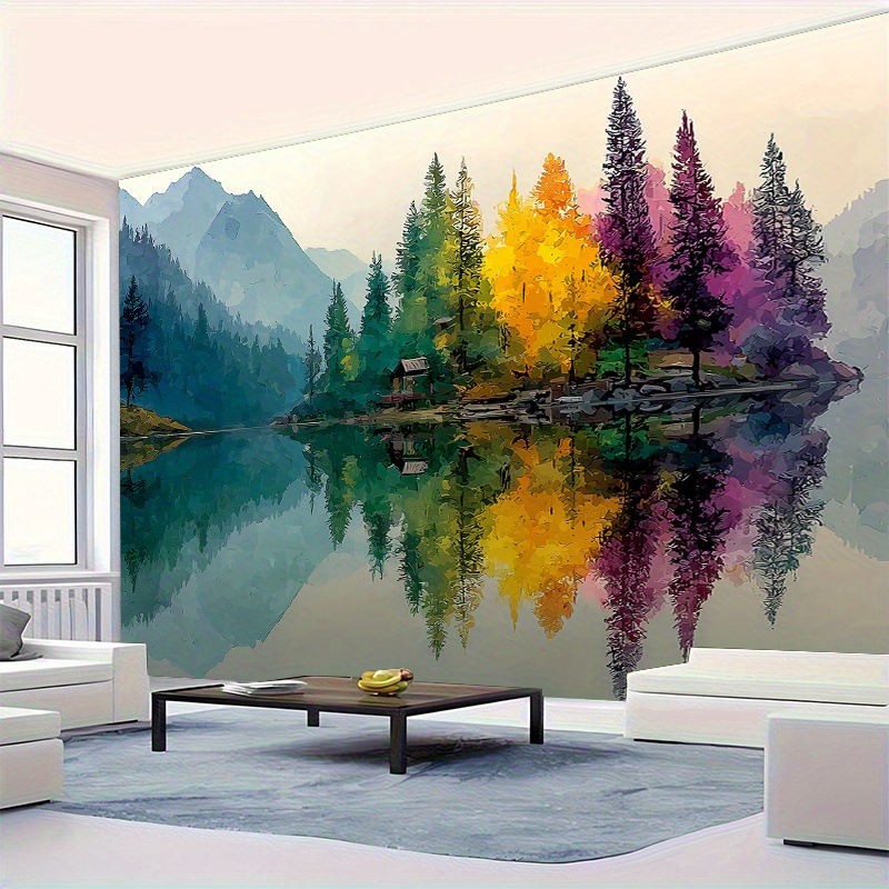 Kolorowa fototapeta na ścianę  – Interior Design With Wallpaper recenzja i cena
