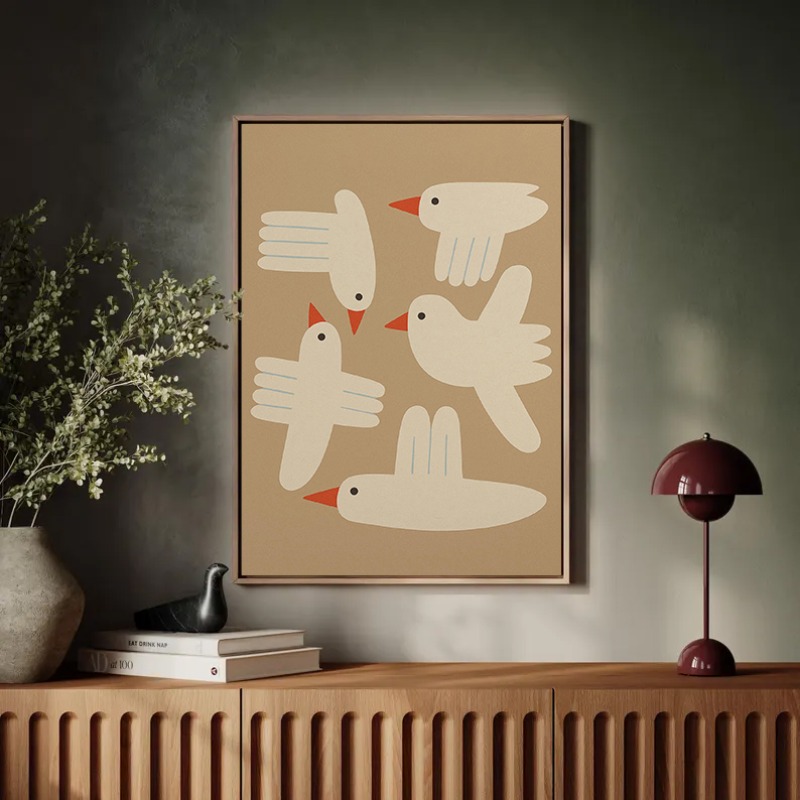 Minimalistyczny Plakat na Płót – Interior Design Drawing recenzja i cena