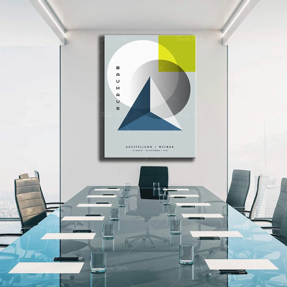Plakat wystawowy Bauhaus Weima – Interior Design Exhibition recenzja i cena