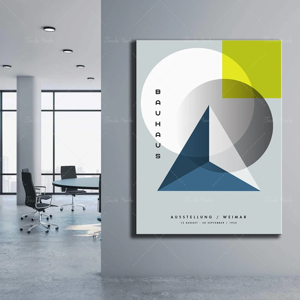 Plakat wystawowy Bauhaus Weima – Interior Design Exhibition recenzja i cena