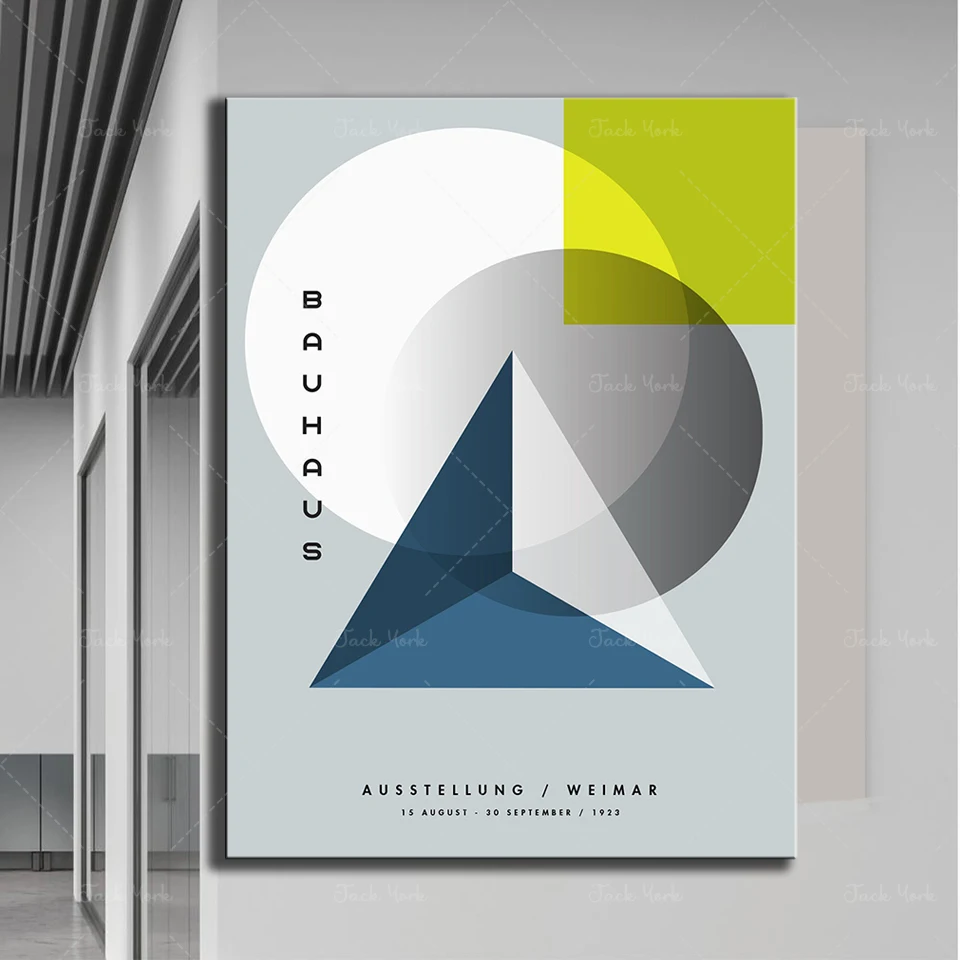 Plakat wystawowy Bauhaus Weima – Interior Design Exhibition recenzja i cena