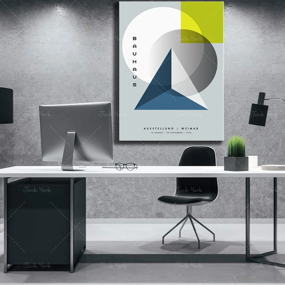 Plakat wystawowy Bauhaus Weima – Interior Design Exhibition recenzja i cena