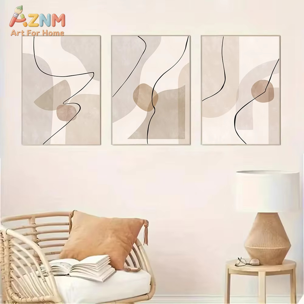 Abstrakcyjne Beżowe Geometrycz – Interior Design Drawing recenzja i cena