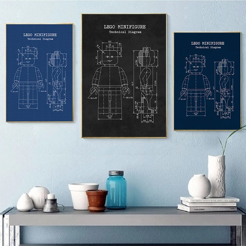 Legos Man Patent Vintage Poste – Interior Design Studio recenzja i cena