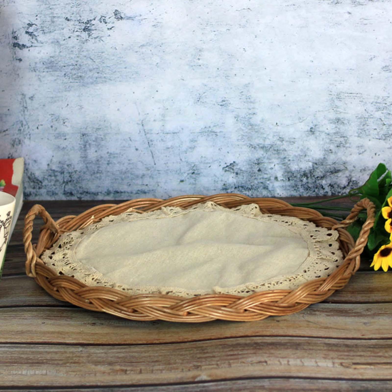 Pokrywka na jedzenie i taca do – Rattan Tray Handle recenzja i cena