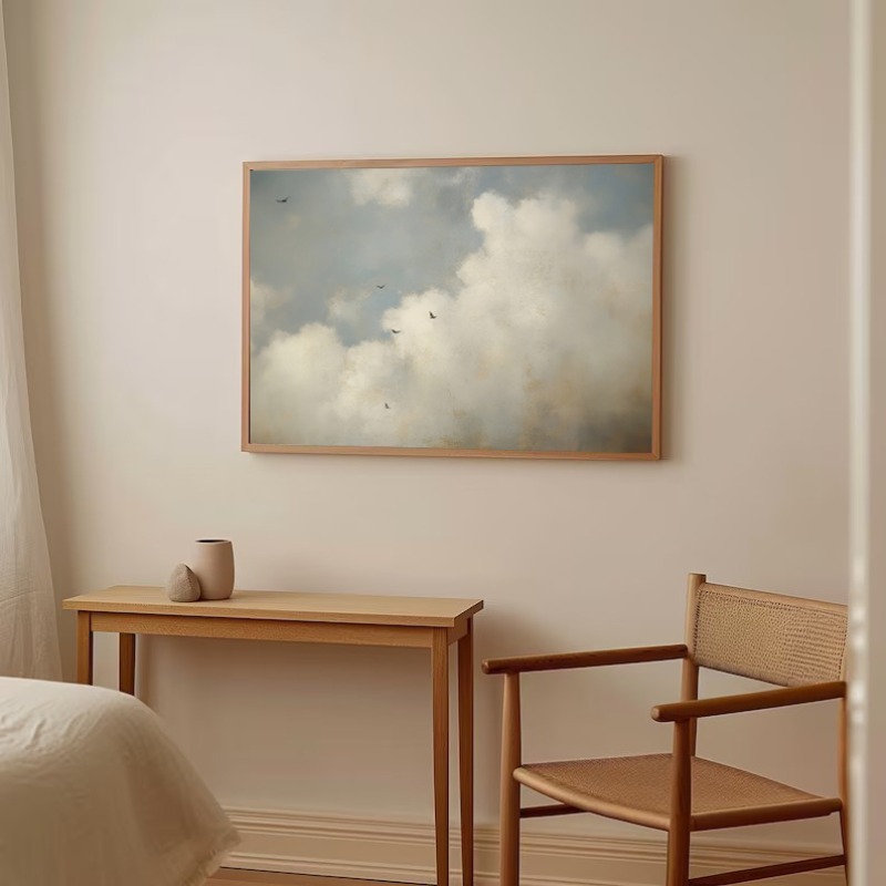 Abstrakcyjny krajobraz chmur,  – Interior Design Drawing recenzja i cena