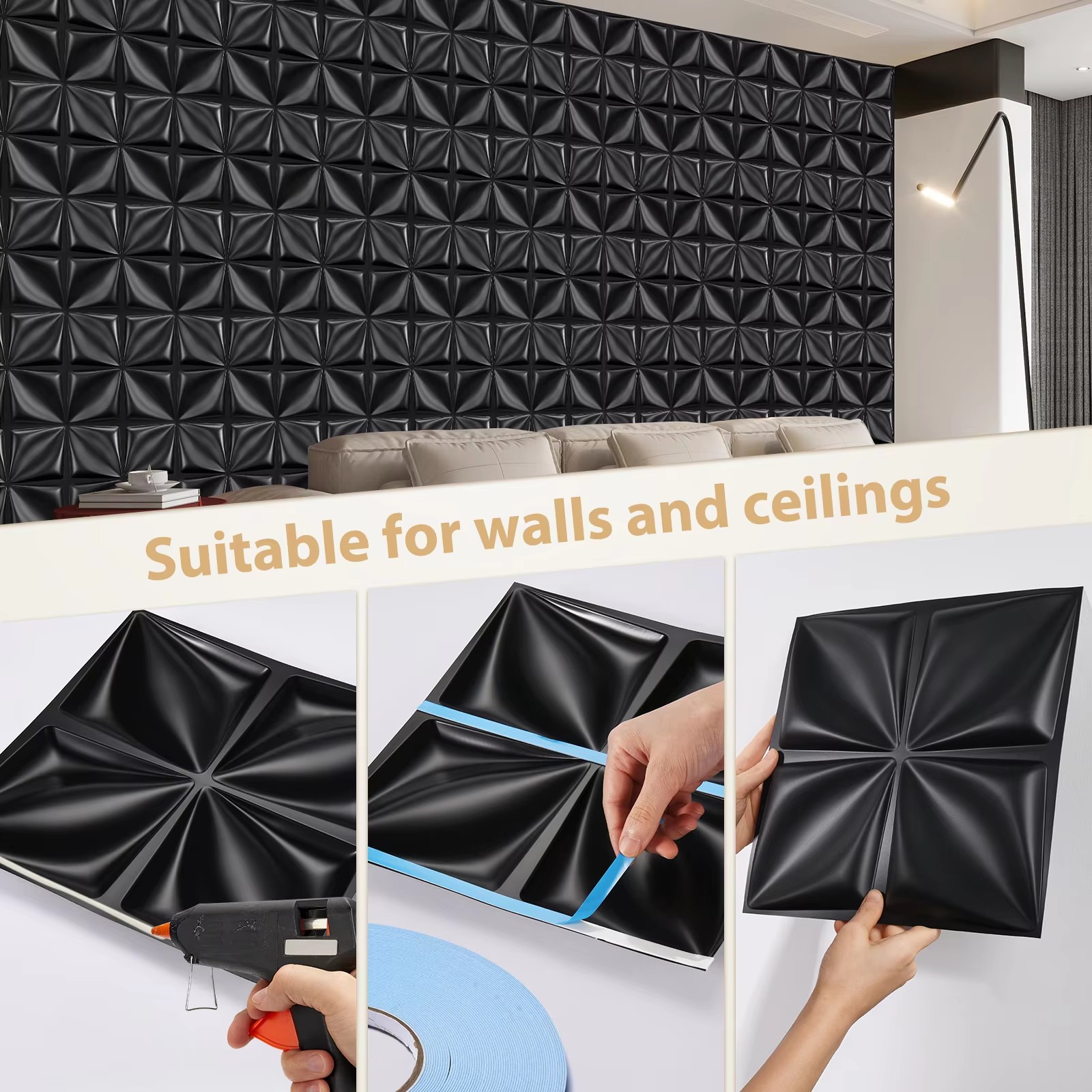 Panel ścienny 3D z PVC z motyw – Interior Design With Wallpaper recenzja i cena