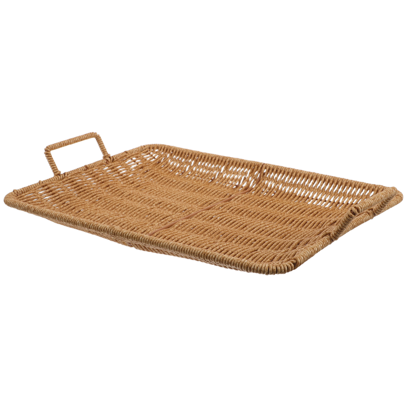 Mały prostokątny plastikowy ko – Rattan Tray Handle recenzja i cena