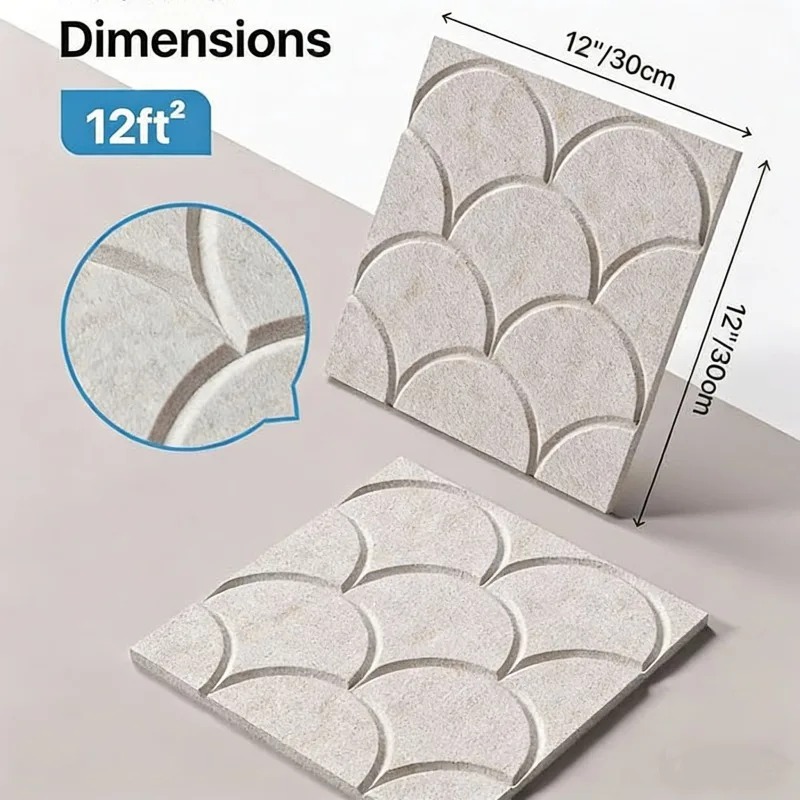 Kwadratowe dźwiękochłonne pane – Wall Panel 3D Texture recenzja i cena