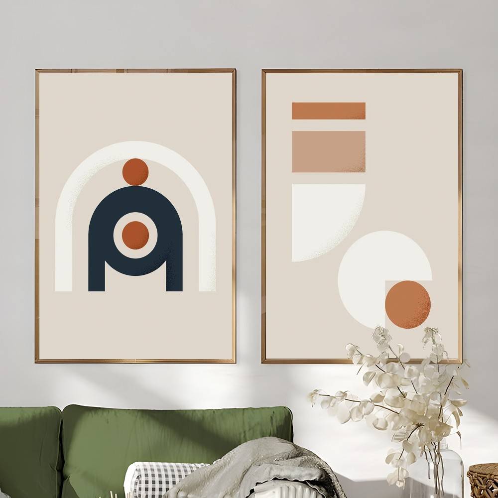 Ciepła Linia Kolorowy Plakat S – Interior Design With Wallpaper recenzja i cena