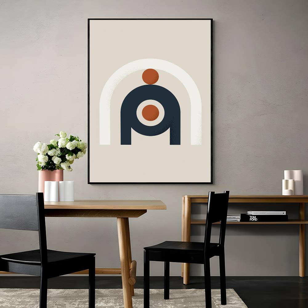 Ciepła Linia Kolorowy Plakat S – Interior Design With Wallpaper recenzja i cena