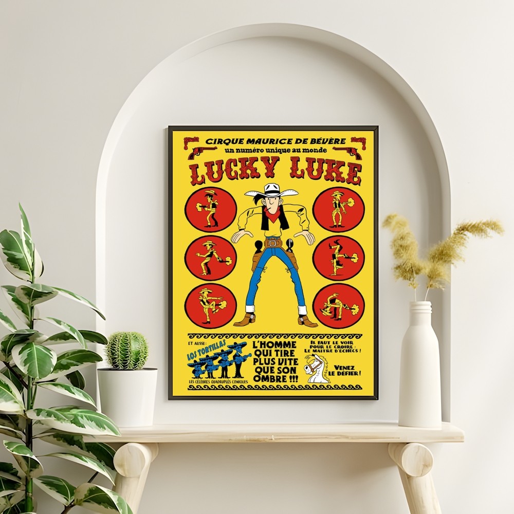 Vintage Komiks Lucky L-Luke Pl – Interior Design Drawing recenzja i cena