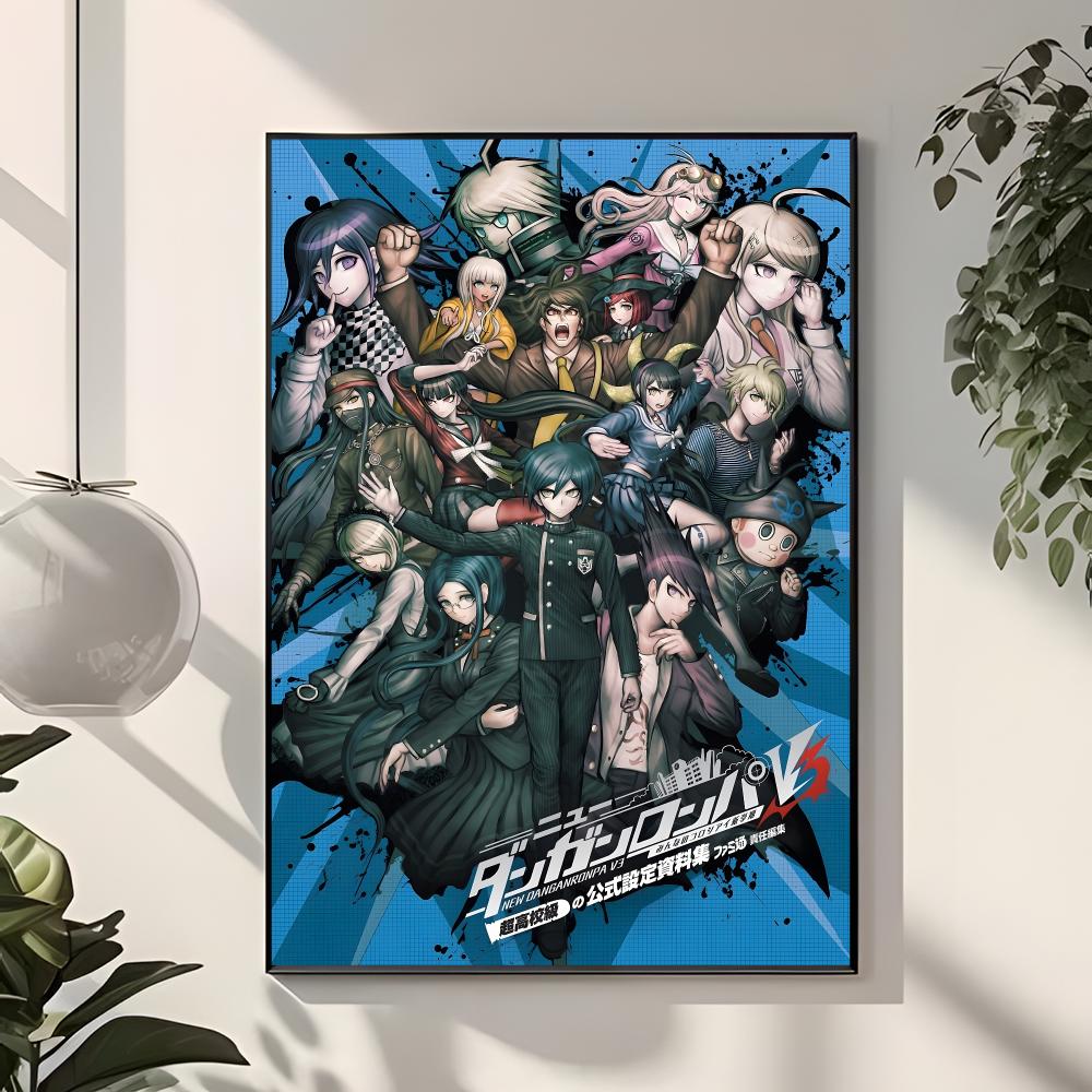 Plakat z anime gry D-Danganron – Interior Design With Wallpaper recenzja i cena