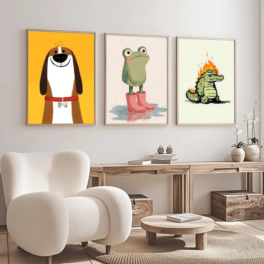 Uroczy plakat z motywem zwierz – Interior Design With Wallpaper recenzja i cena