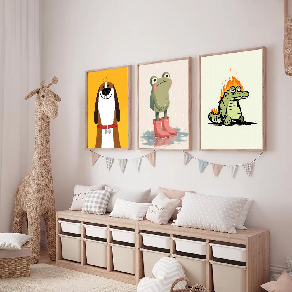 Uroczy plakat z motywem zwierz – Interior Design With Wallpaper recenzja i cena