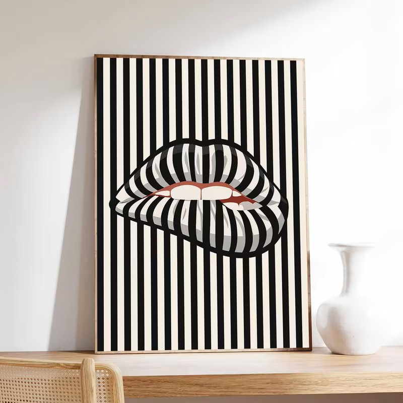 Prosty i abstrakcyjny plakat n – Interior Design Drawing recenzja i cena