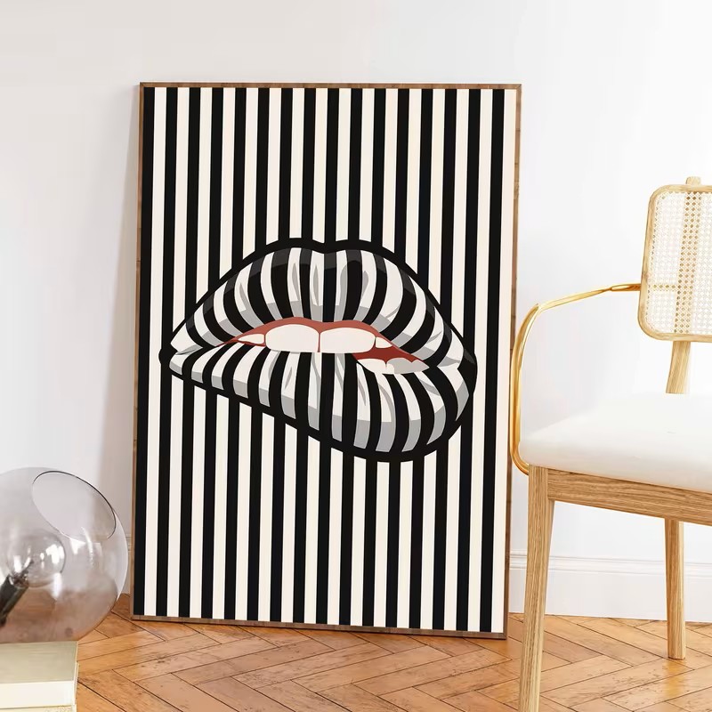 Prosty i abstrakcyjny plakat n – Interior Design Drawing recenzja i cena