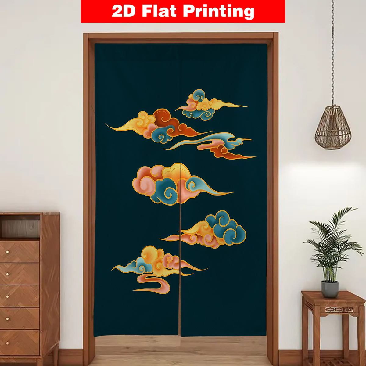 Japońska kurtyna drzwiowa, par – Interior Design Zen Style recenzja i cena