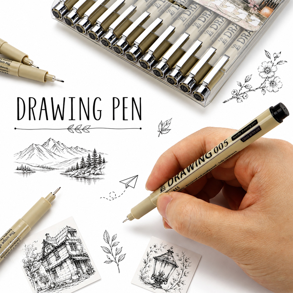 Zestaw 12 cienkopisów Micron d – Interior Design Drawing recenzja i cena