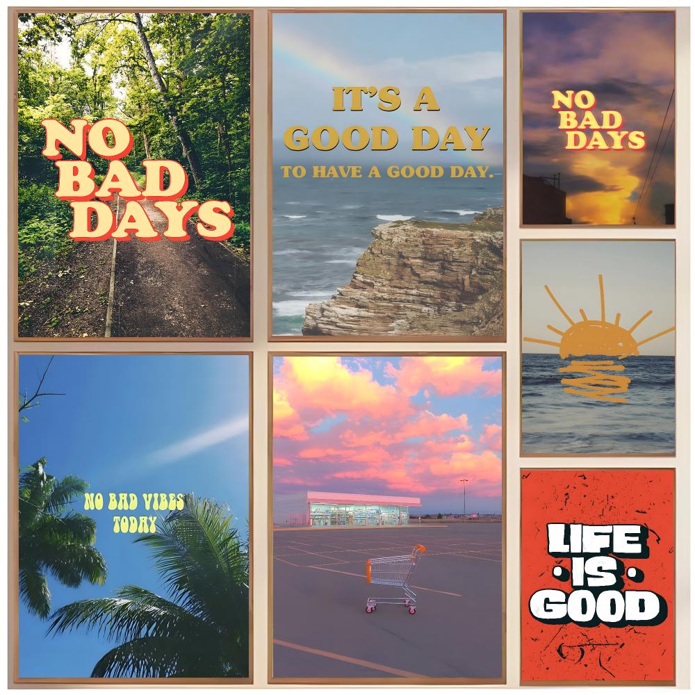 Slogan życia N-No Bad Days Pla – Interior Design With Wallpaper recenzja i cena
